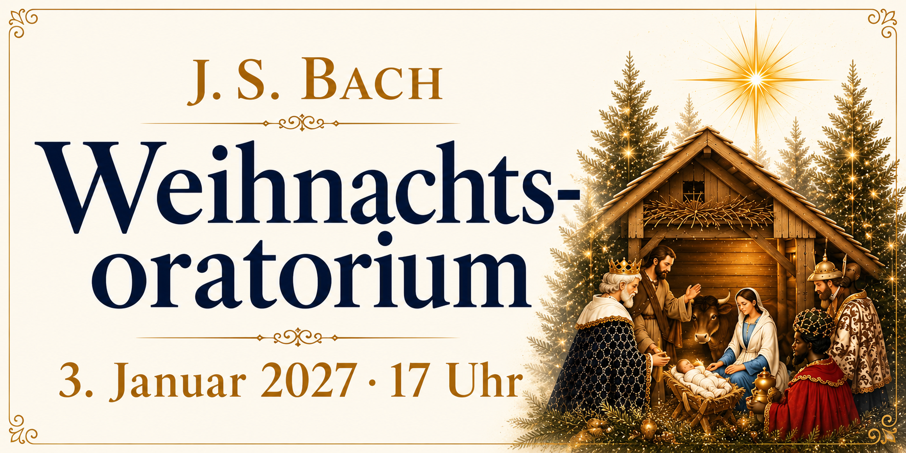 Artikelbild Weihnachtsoratorium 2026 (c) Pfarrei Saarwellingen St. Josef Artikelbild Weihnachtsoratorium 2026